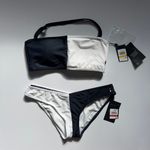 Tommy Hilfiger Colorblock Navy Blue and White Bikini Set Size XS/M NWT Photo 1