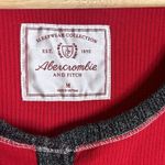 Abercrombie & Fitch Sleepwear Collection Size M Red Contrast Trim One Piece Photo 5