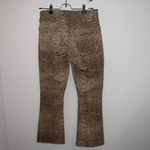 frame denim Frame Le Crop Mini Boot Jeans in Vanilla Multi Tan Brown Snake Print, Size 26 Photo 8
