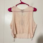 Sincerely Jules Womens Crop Top Embellish Size XL Tan Photo 6