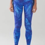 Lululemon - Run It Out Tight Midnight Tulle Multi Athletic Training Leggings Photo 0