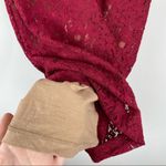 Lovers + Friends  Red Floral Lace Cutout Mini Dress Photo 8