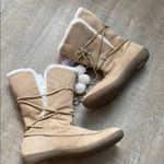 Airwalk Pipkin Natural Khaki Suede Leather Faux Fur Lined Boots Womens 10 Winter Photo 5