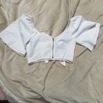 NWT White Sleeve Tie Photo 3