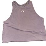 Calvin Klein CK Lavender Cropped Tank Top Photo 3