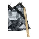 Victoria's Secret  Black Silver Hearts Tank Top Cami Pajama Top Shirt Size XL Photo 6