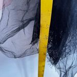 Black Lace Babydoll Tank Top, Goth Whimsigoth Grunge Indie Sleaze Small Photo 3