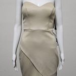 City Studio Champaigne Strapless Wrap Skirt Strapless Dress Size 1 Photo 1