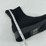 Journee Collection NWOT Women's Ebby Stretch Knit Sock Boots Black Size 10 Photo 7