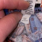 Mudd Sueded Jersey Paperbag Waisted Joggers Tapered Ankle Floral & Paisley EUC Photo 7