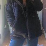 H&M Faux Fur Coat Photo 0