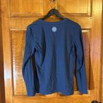 Life is Good  Women’s Navy Long Sleeve Dog Lovers Shirt Size Small-EUC Photo 4