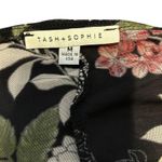 Tash and Sophie black flower print long sleeve dress size medium Photo 3