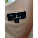 Lulus Lulu’s Infinite Glory Maxi Dress Beige Size Small Photo Shoot Wedding Vow Renewa Photo 5