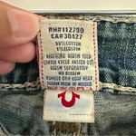 True Religion Jeans Womens Size 28 Straight Leg Distressed Low Rise Vintage Y2k Photo 5
