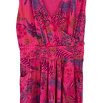 Fresh Produce  Dress‎ Womens Medium Cotton Pink Floral Print Pockets Vintage Photo 0