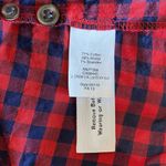 J.Crew  Women's Crinkle‎ Boy Shirt in Red Check - 00 EUC Photo 6