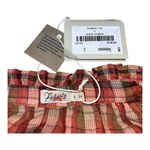 Faherty  Annalise NWT Blouse Top Organic Cotton Sunset Gingham Plaid Small Photo 8
