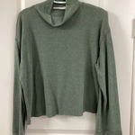 Lush Clothing Lush Sage Cowl Neck Sweater Photo 0