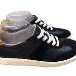 Naturalizer Evin-Lace Black Leather Sneakers Lace-Up Casual Shoes Size 7 Photo 0