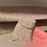 Gap Oversized 100% Cotton Textured Lapel Long Cardigan Oatmeal Heather; size S Photo 3