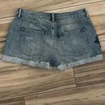 ALLSAINTS Womens All Saints Pam Rose Embroidered Cutoff Shorts Raw Edge Hem $120 Sz 31 Photo 1