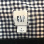 Gap Blue and White Gingham Shirt Dress Photo 1