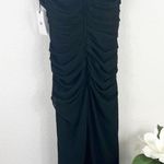 LPA Shirred Bustier Dress Black Strapless Midi Revolve XXS NWT Photo 7