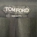 Tom Ford  Black Straight leg Trousers with back Zip legs. Photo 6