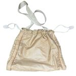 VTG 70s Retro Fall Leaves Tan Nylon Shoulder Bag Canvas Strap Women’s Medium Bag Photo 4