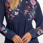 Johnny Was Alesa heavily embroidered Tiered Silk Tunic NWT RARE Photo 11