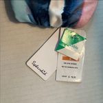 Splendid Tie Dye Stripe Reversible Soft Cup Bandeau Bikini Top S NWT Blue Pink Photo 12