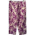 Olivia James The Label Purple Swirl Crop Top And Pant Set Size XS/S Photo 3