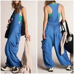 Free People NWOT  FP Movement Infinity Onesie- swim club blue periwinkle - medium Photo 1