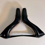 Prada Saffiano Black Leather Pumps Size 39.5 or 9.5 Photo 5