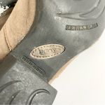 Born Womens 7 Brown Leather Shooties Shoes Western Distressed Brown Slip On 2” Photo 8