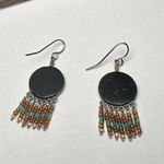 Native American Indigenous Style Dreamcatcher Dangle Drop Pierced Earrings Photo 5