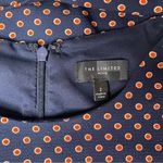 The Limited  Polka Dot Flutter Sleeve Sheath Dress Navy Blue XS 2 Photo 8