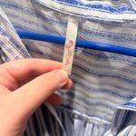 Boutique  white blouse with blue stripes Photo 2