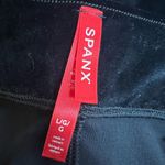 Spanx  women’s black Velvet Split Hem Wide Leg Pant pull on size L Photo 4