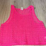 PINK - Victoria's Secret Victorias secret Pink Crochet Sleeveless tank Top shirt Photo 0
