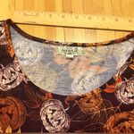 One World  Womens Fall Pumpkin Halloween 3/4 Sleeve Pullover Casual Shirt|Size:M Photo 7