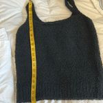 SKIMS  Women's Cozy Knit Fuzzy Tank Top Sleeveless Black,Size Large, NWOT Photo 7