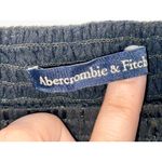 Abercrombie & Fitch  Black Sheer Glitter Smocked Long Puff Sleeve Romper Womens S Photo 2