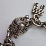 Agatha Paris Link Bracelet With Paris Landmark Charma Silver Tone Metal Photo 2