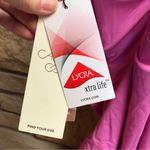 CALIA Women's Tie Front One Piece Swimsuit Pink Geranium Purple 14 NWT Barbie Photo 3