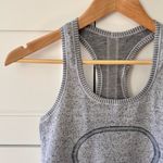 Lululemon  Athletica Swiftly Tech Racerback Tank, White / Dark Cast (Ombre) sz. 6 Photo 5