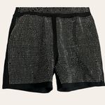 I am gia I.AM.GIA Aurora Black Rhinestone Studded High Waist Biker Shorts Size S Photo 4
