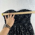 Forever 21 Y2K Vintage Strapless Mini Dress Small Black Lace Goth Fairy Grunge Whimsigoth Photo 8