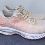 Mizuno  Wave Rider 26 SSW Women's 9 Running Shoes Peach White Active Casual Photo 0
